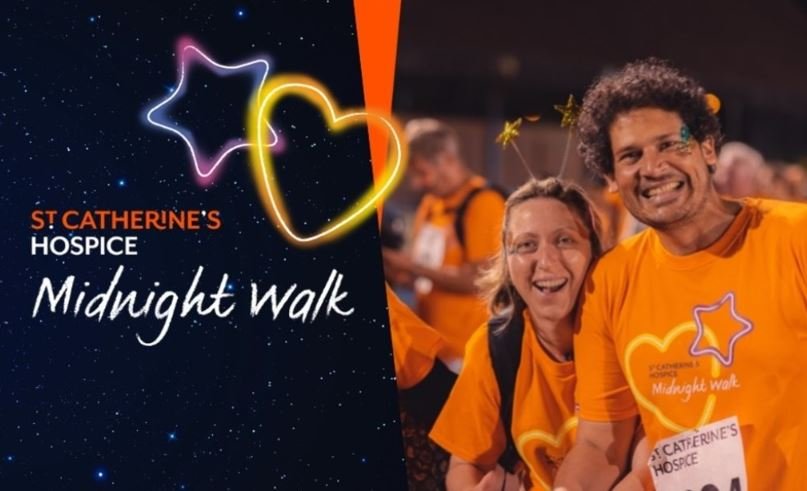 St. Catherine's Hospice midnight walk image