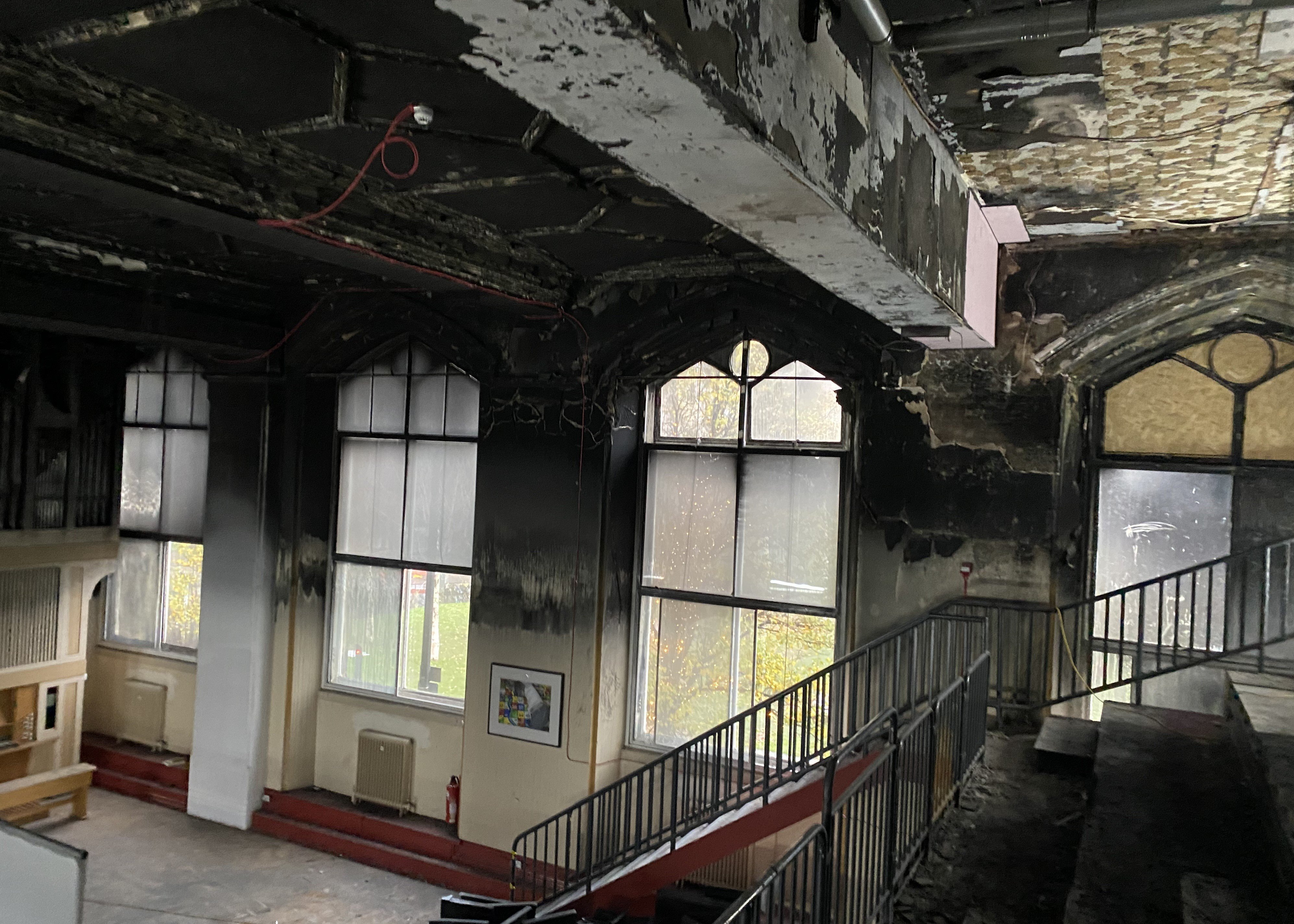 Whiteley Hall after electrical blaze