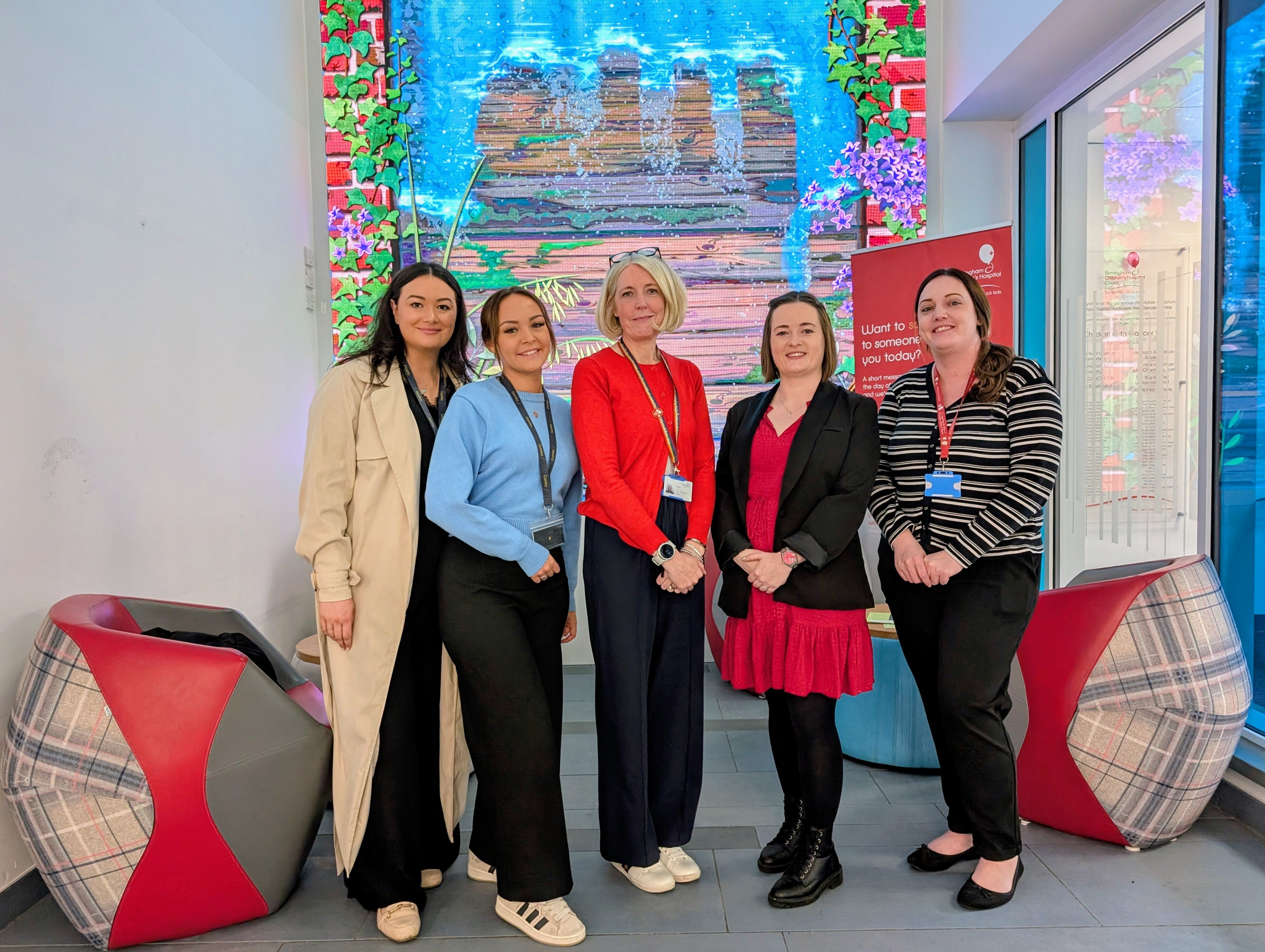 Gateley and Birmingham Children’s Hospital staff
