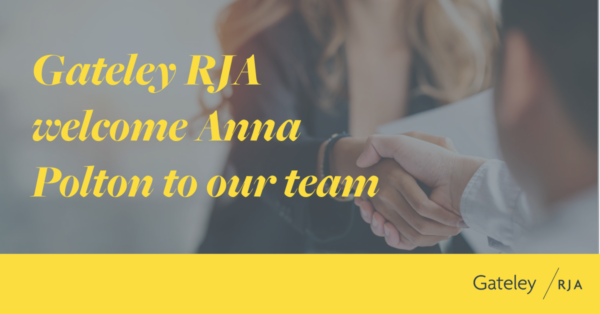 Gateley RJA welcome Anna Polton to our team - Gateley