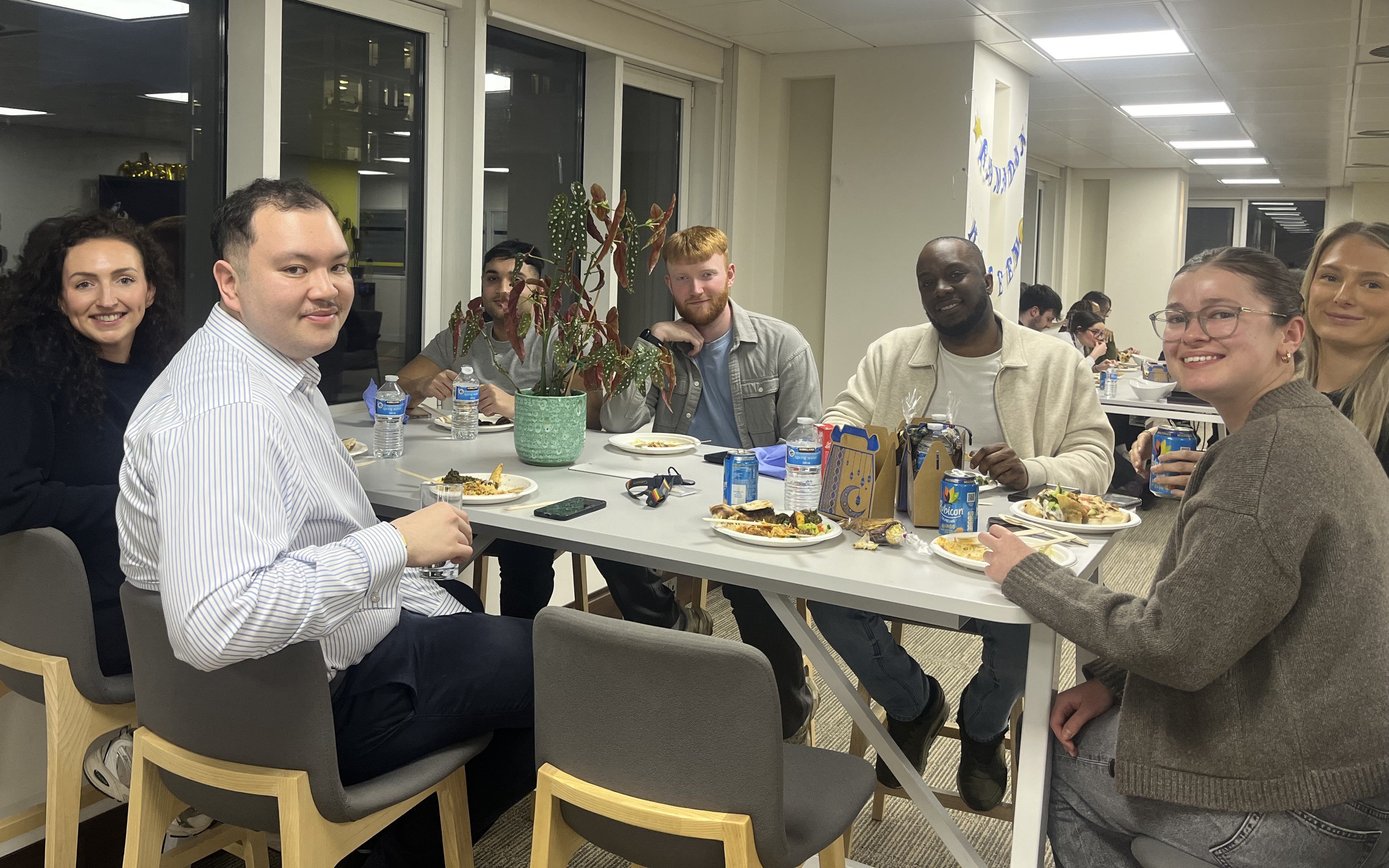Colleagues unite for office Iftar - Manchester