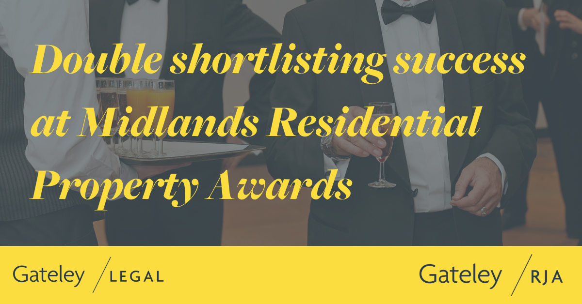 Double shortlisting success at Midlands Residential Property Awards ...