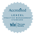 The Law Society Lexcel Accreditation logo