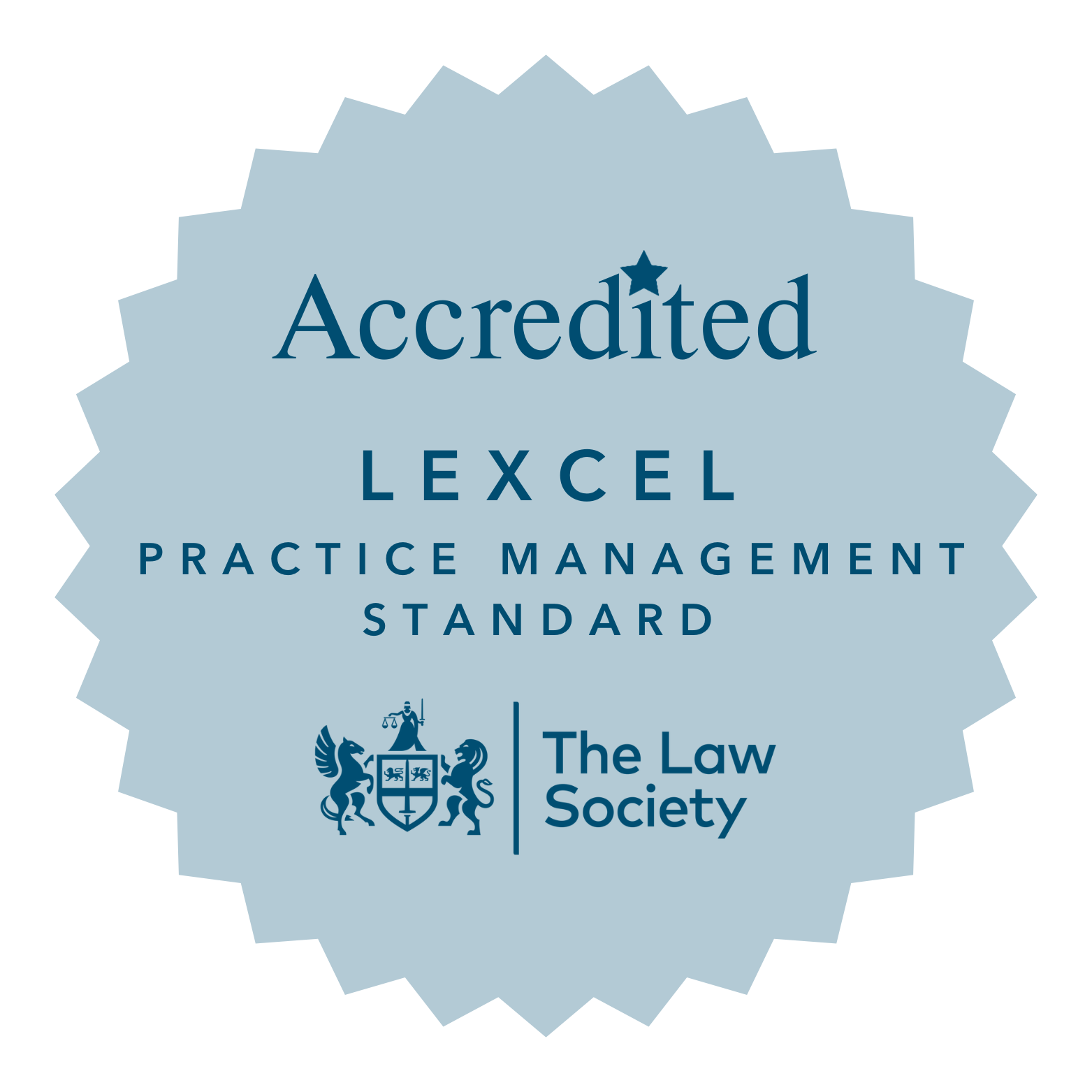 The Law Society Lexcel Accreditation logo