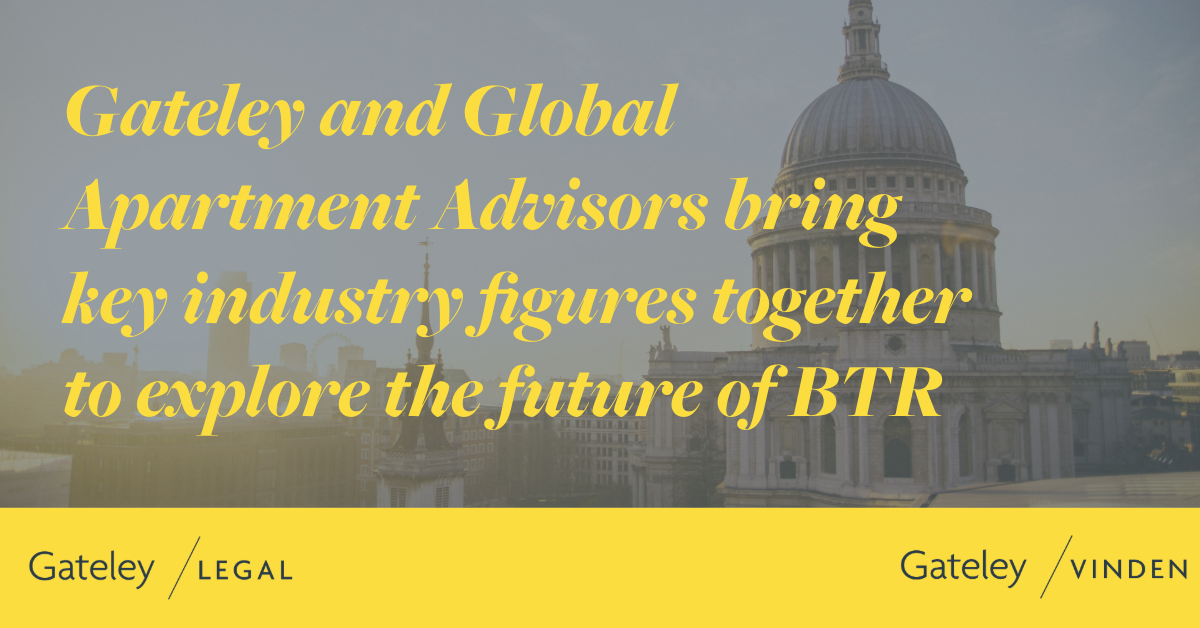 Gateley and Global Apartment Advisors bring key industry figures ...