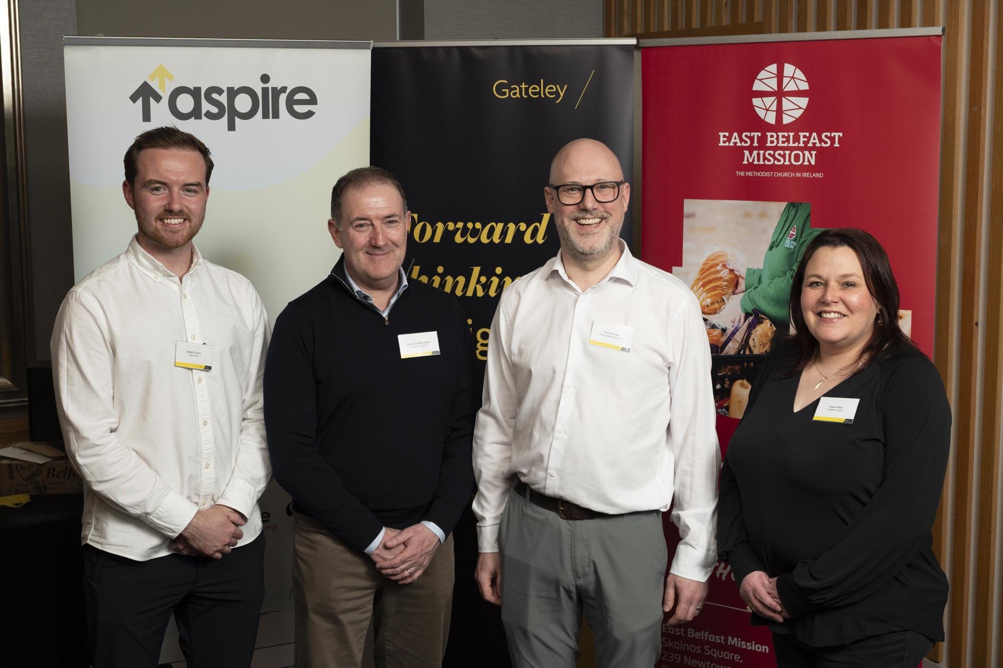 Photo of Gateley NI and Aspire NI team members