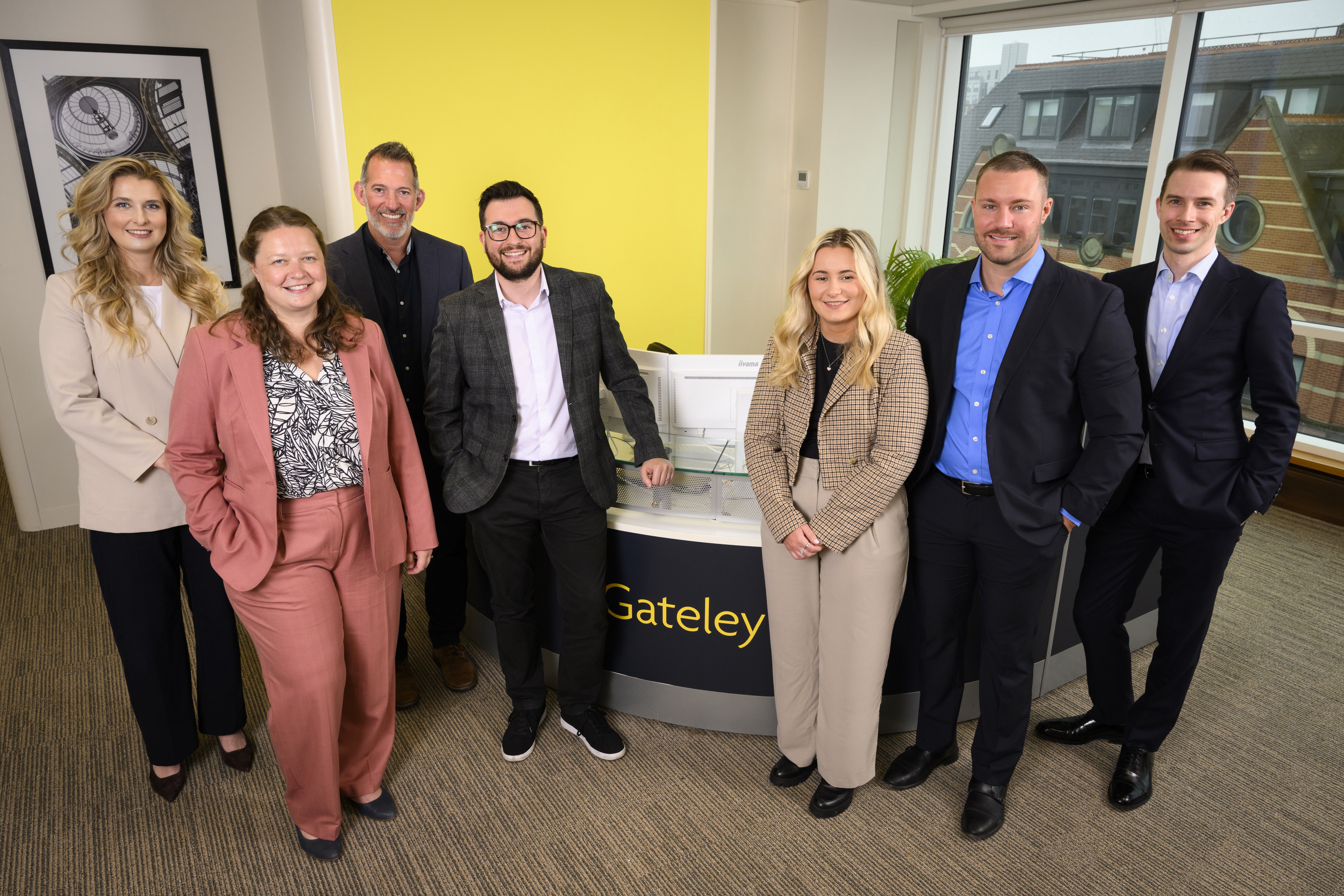Photo of promoted Gateley staff in Leeds
