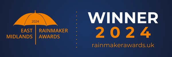 East Midlands Rainmaker Awards 2024 winner logo