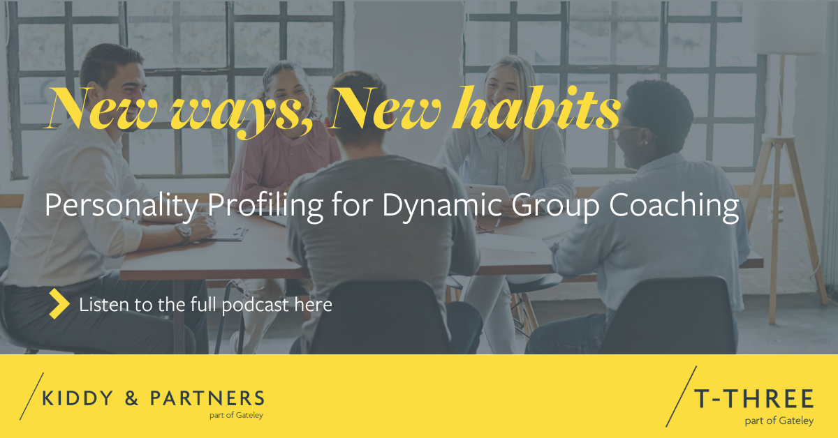 New ways, New habits: Personality profiling for dynamic group coaching ...