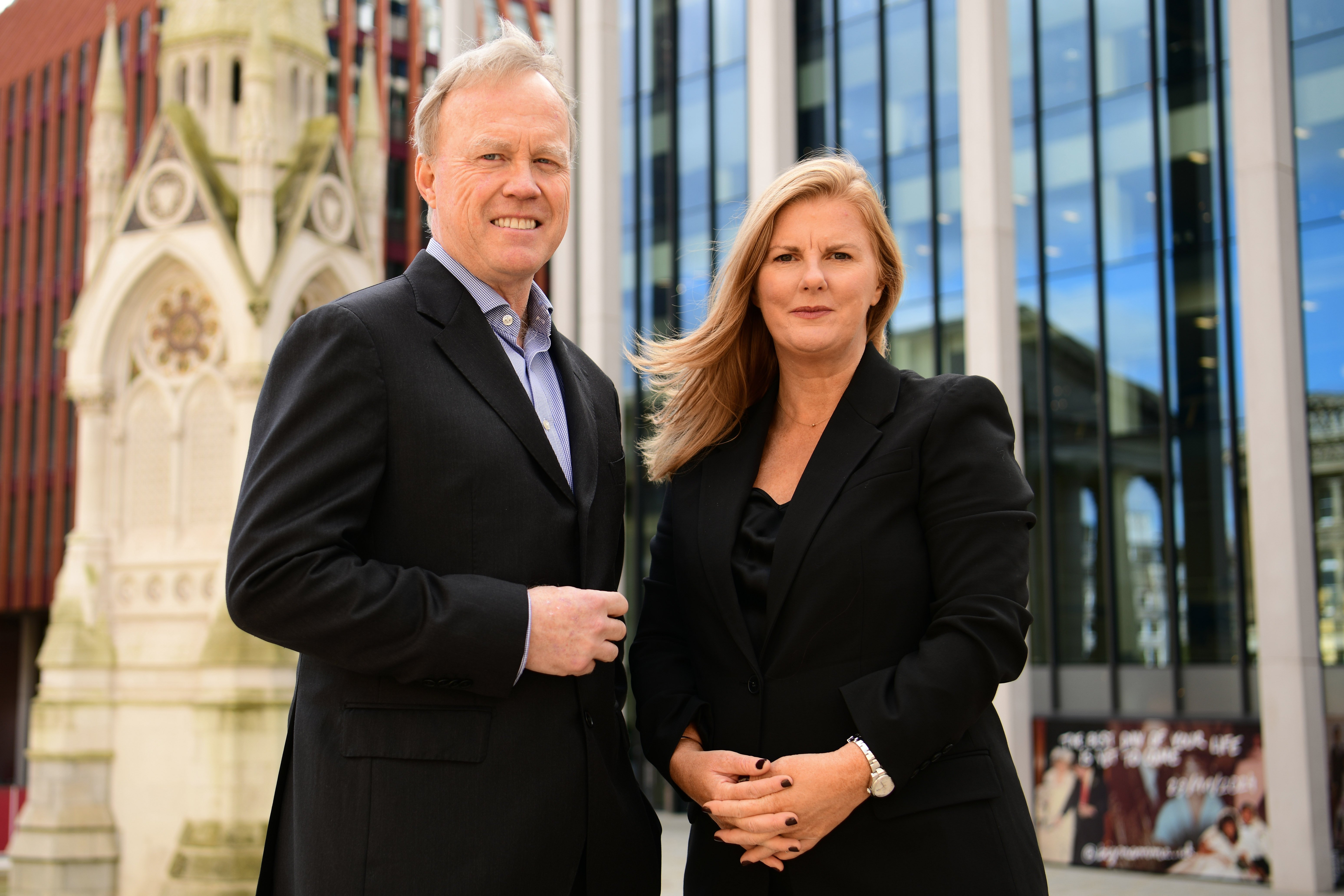 Photo of Lee McBride and Rebecca Sherwin