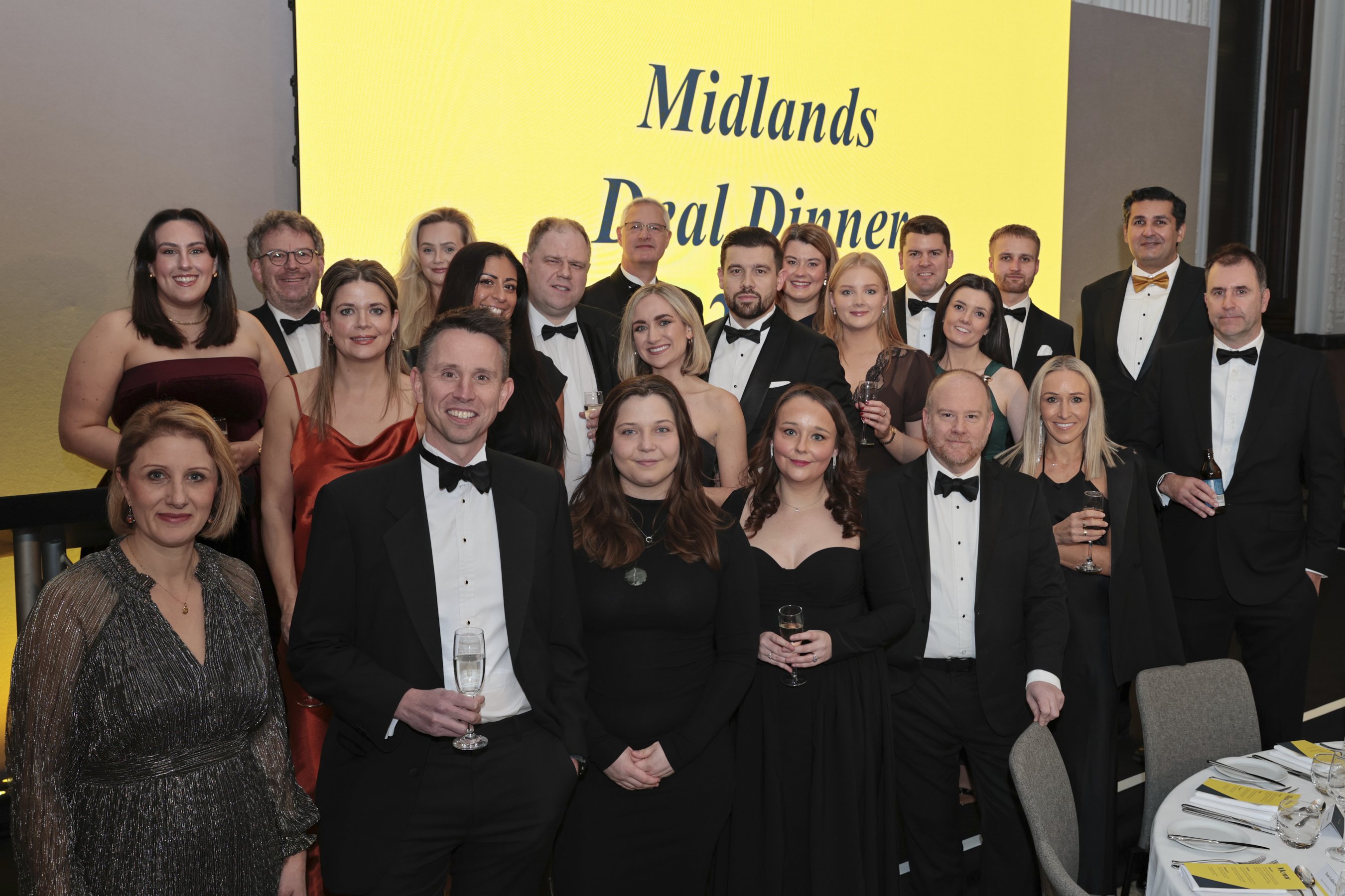 Photo of Gateley Legal team at Deal Dinner 2025