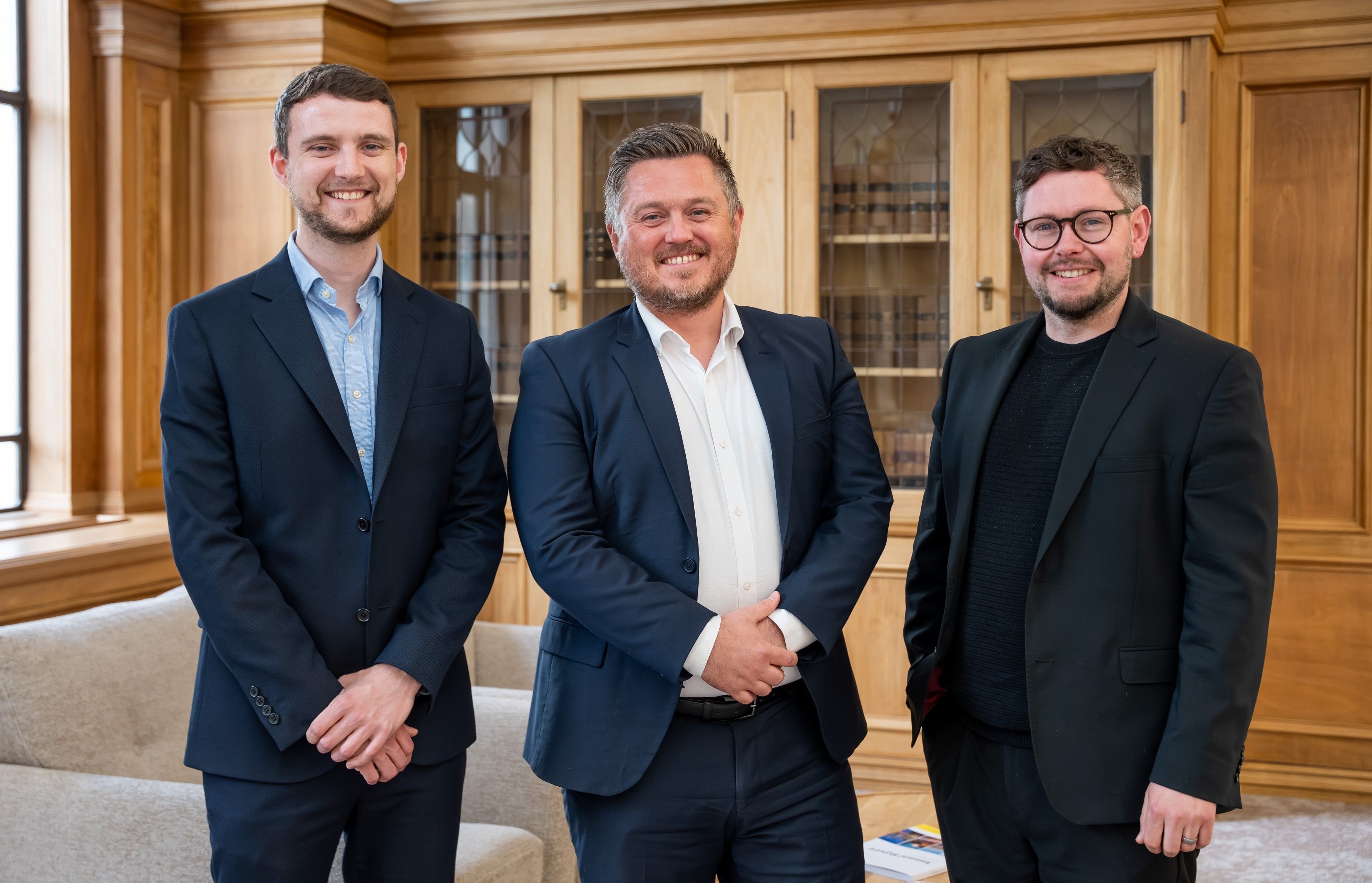 Photo of Shay Moore, Dan Kendall and Billy Poulter.