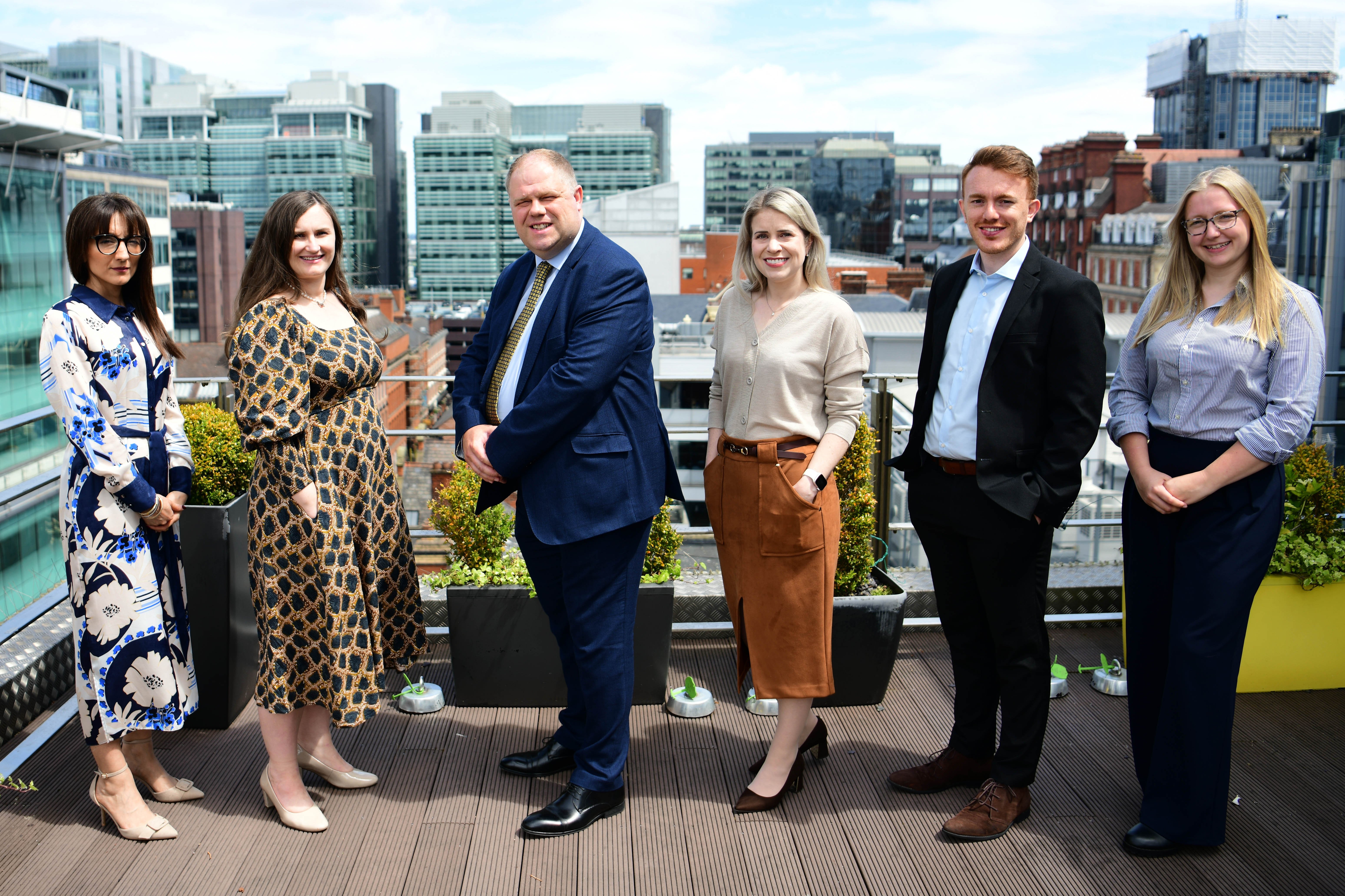 Photo of promoted Gateley staff in Birmingham