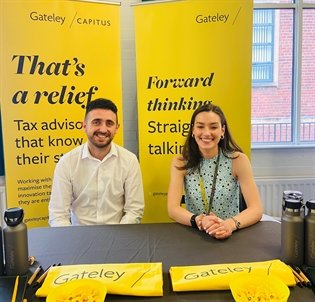 Photo of staff at Northern Ireland Graduate Recruitment Fair.