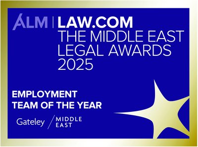 ‘Employment Team of the Year’, The Middle East Legal Awards 2025 logo