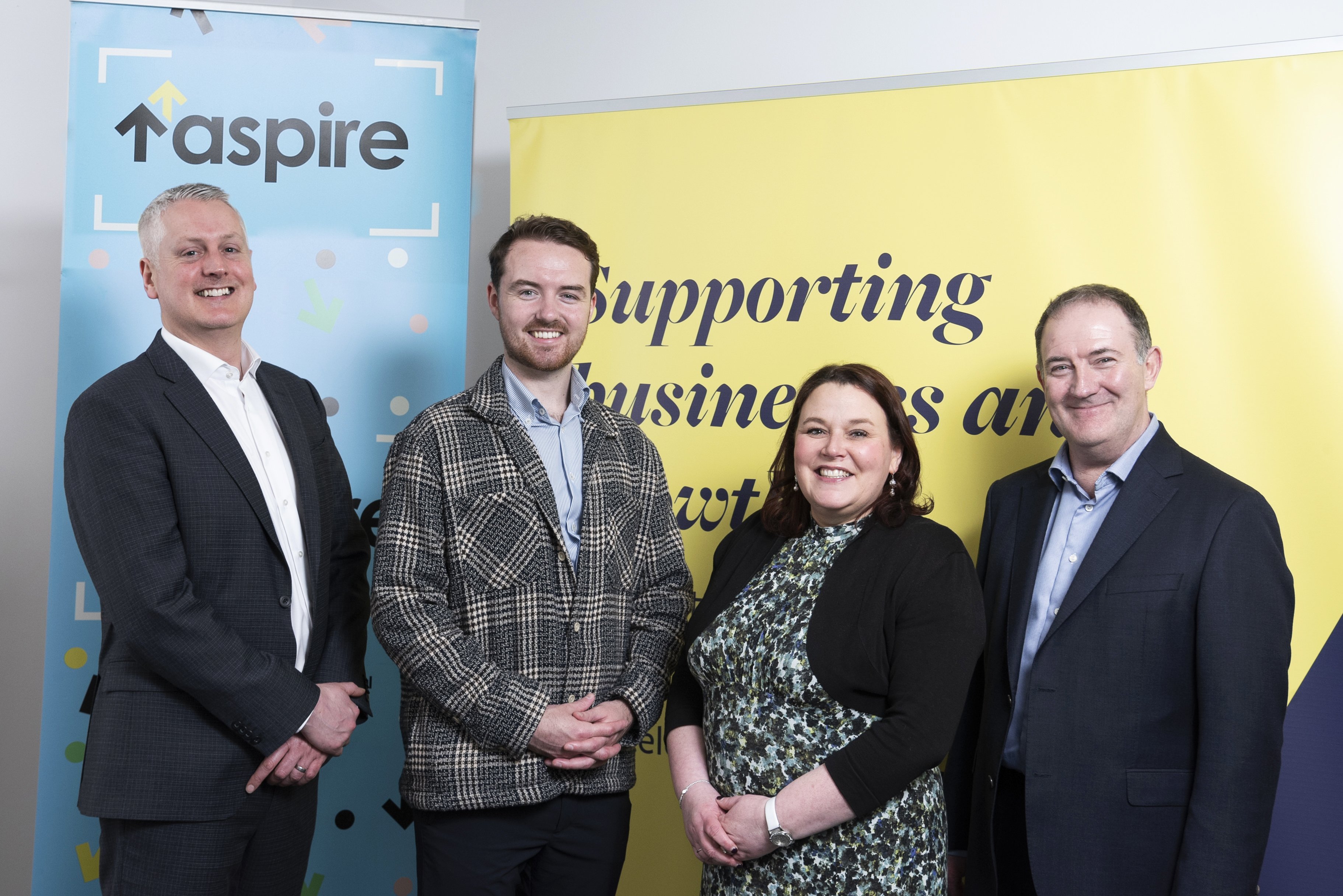 Photo of Gateley and Aspire NI team members