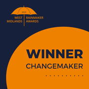 West Midlands Rainmaker Awards 2023 logo - Changemaker winner
