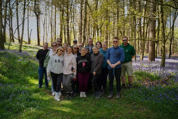 Colleagues volunteer at the Heart of England Forest