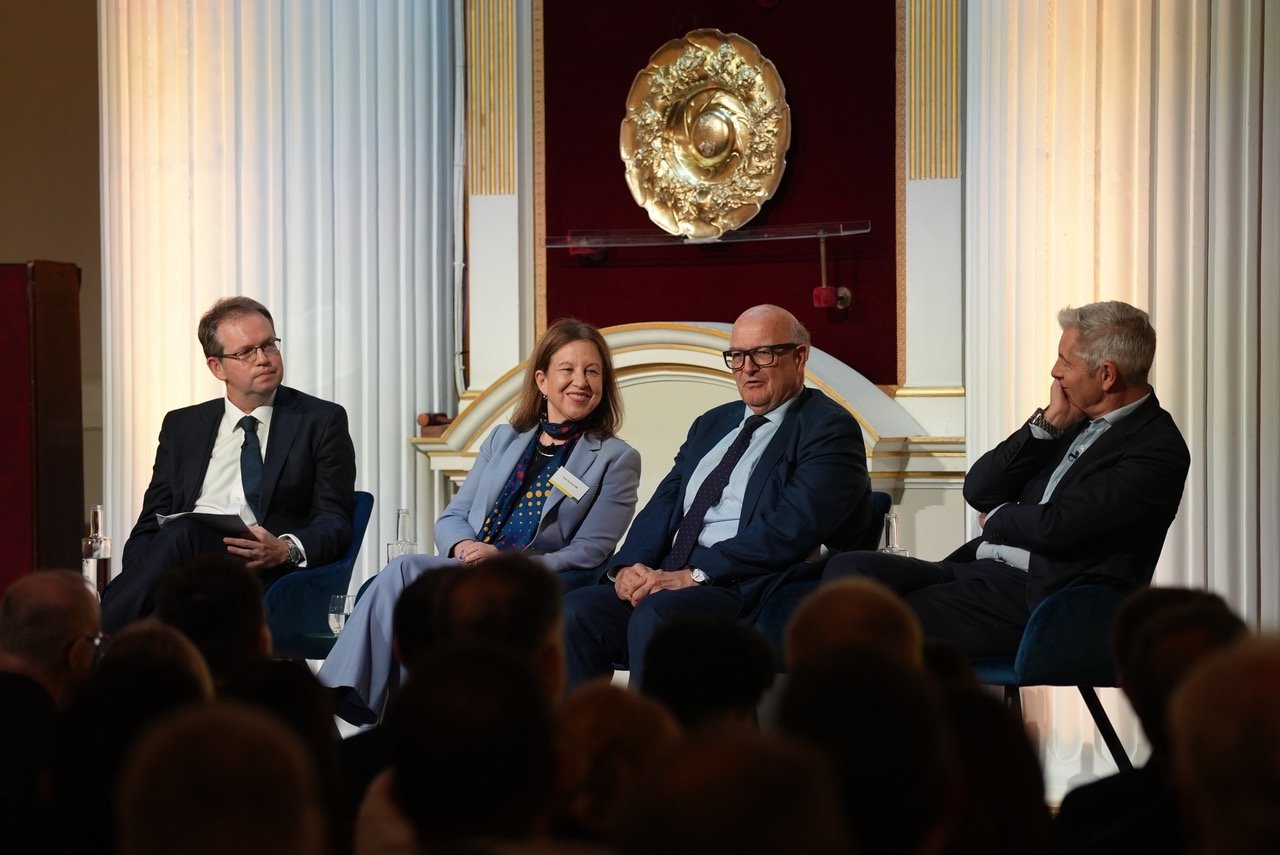 The panel mid discussion