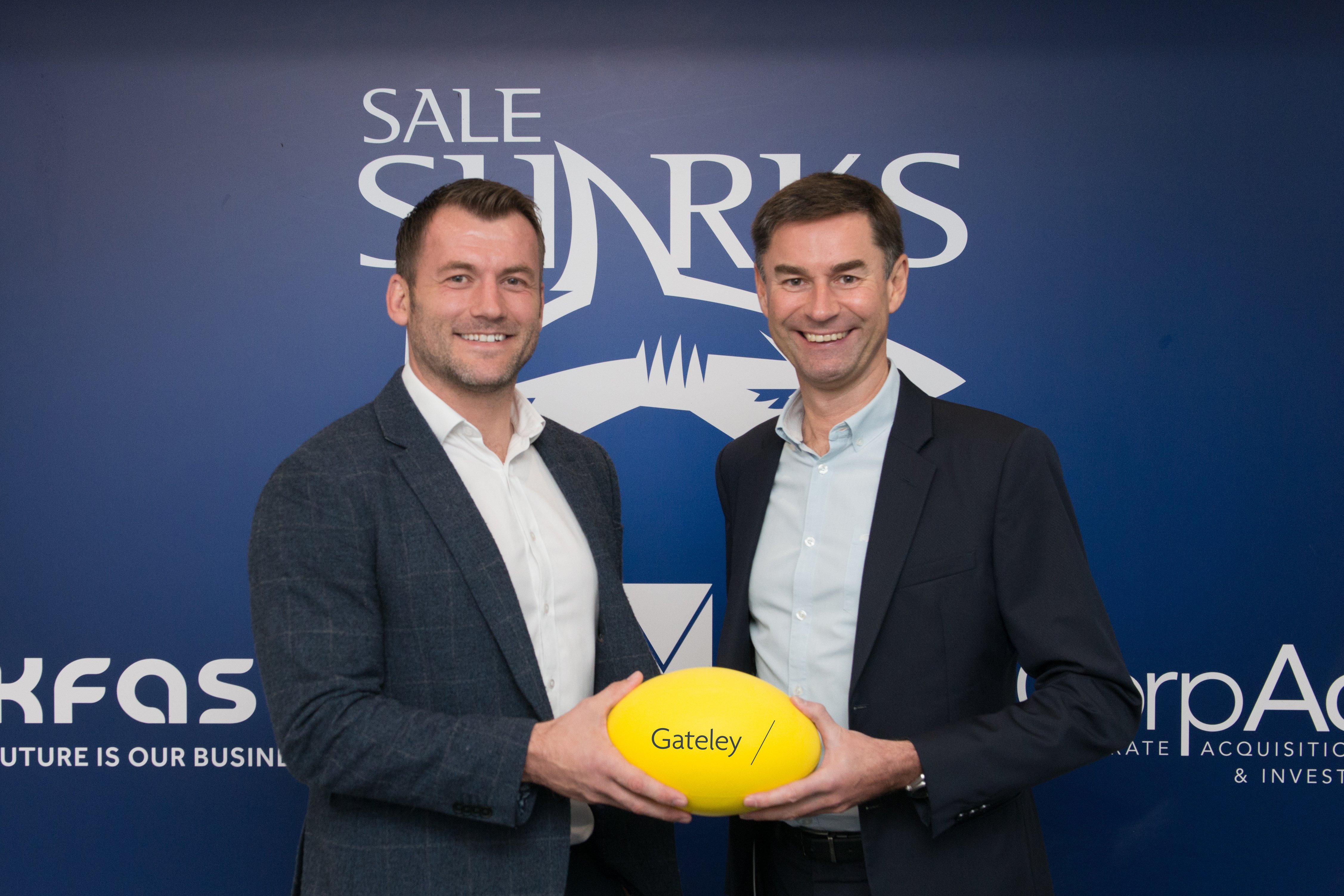 Photo of Mark Cueto and Rod Waldie