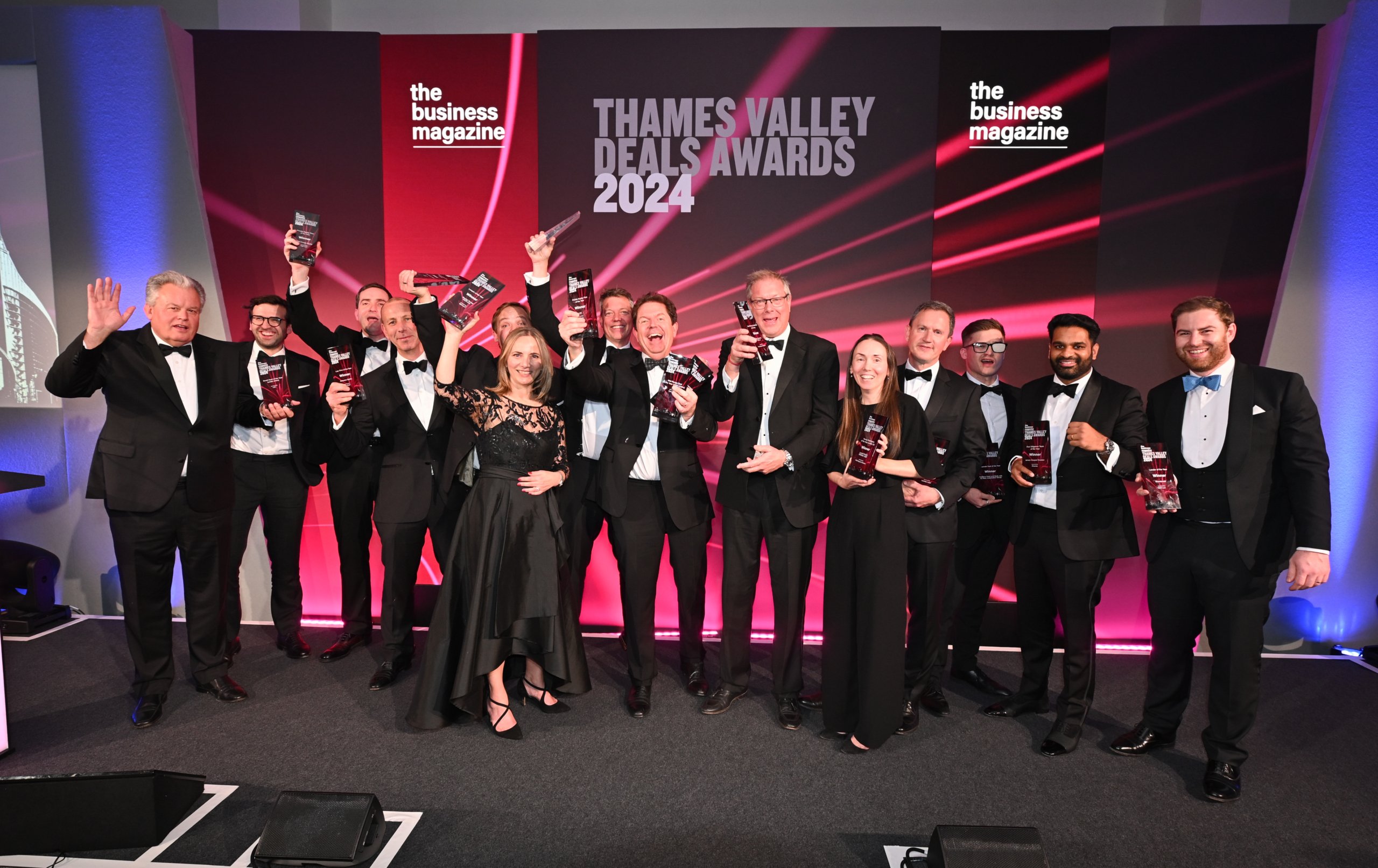 Photo of Gateley staff at Thames Valley Deal Awards 2024