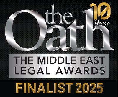 The Oath Middle East Legal Awards 2025 Finalist logo