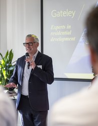 Speaker delivering talk to audience