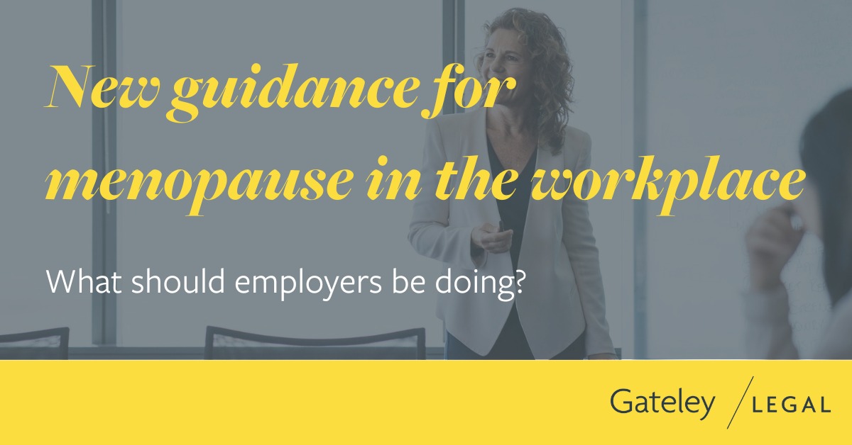 New guidance for menopause in the workplace: what should employers be ...
