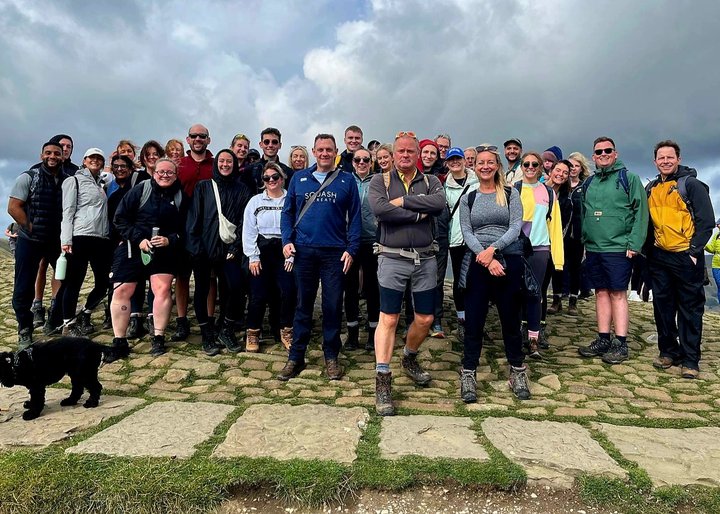 Charity walk for Martin Barnes