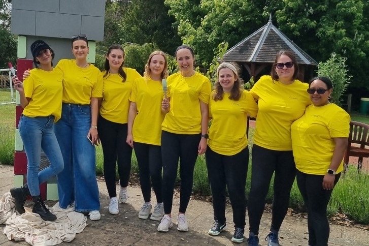 Photo of Gateley colleagues volunteering