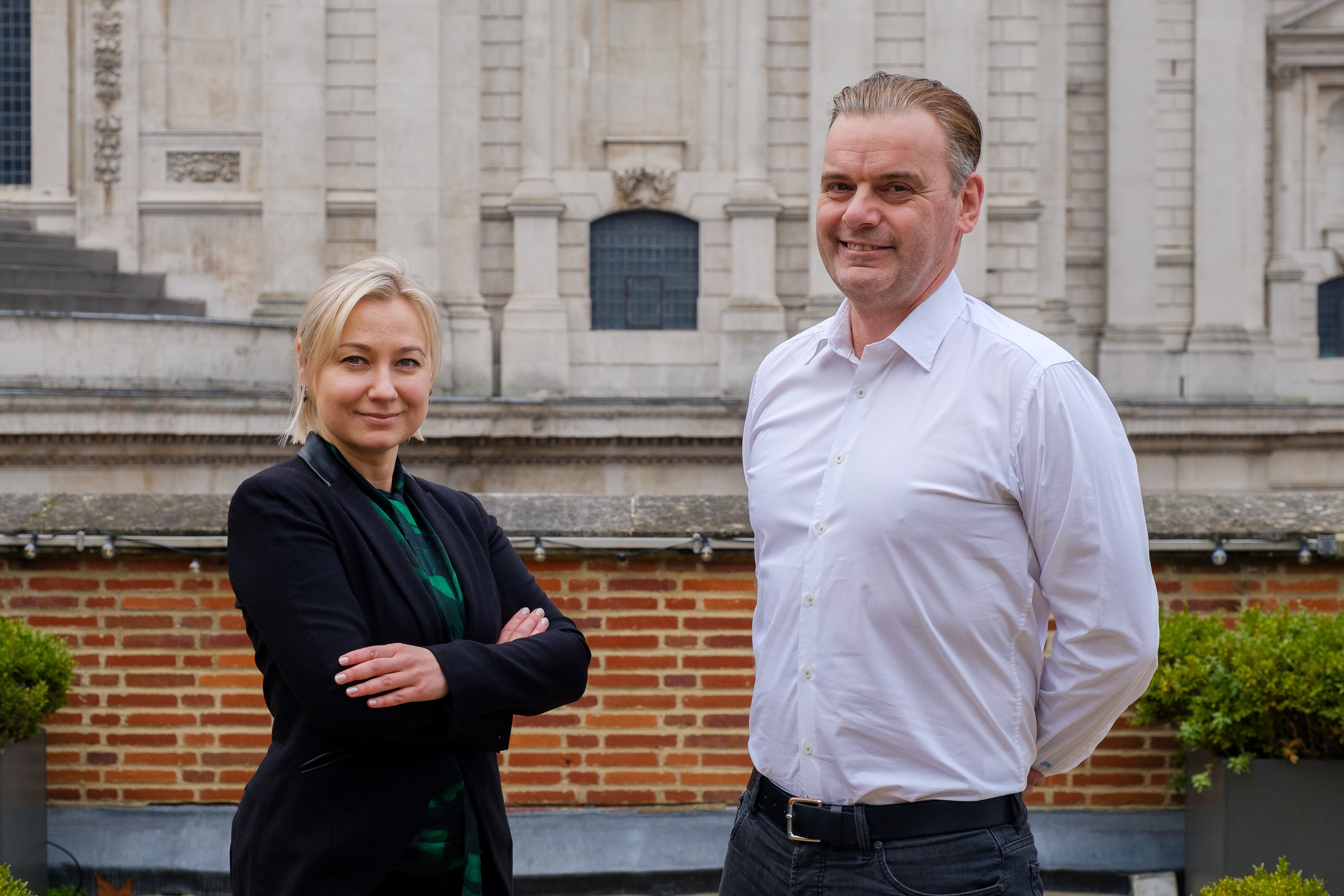 Photo of Olga Kondaurova and Gary Allen