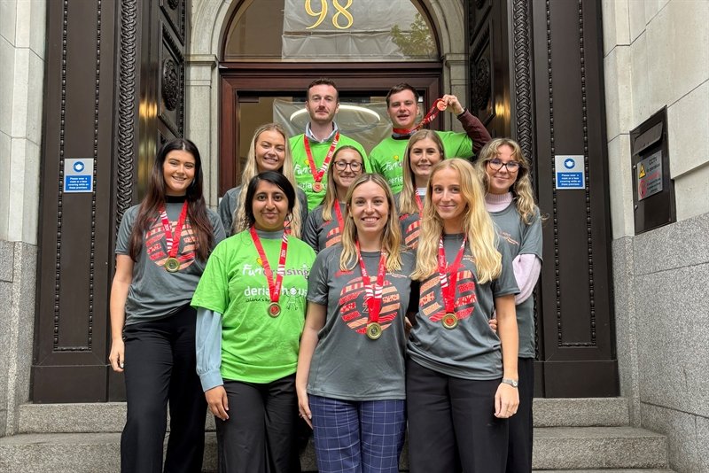 Photo of Manchester colleagues that took part in Great Manchester Run 2024
