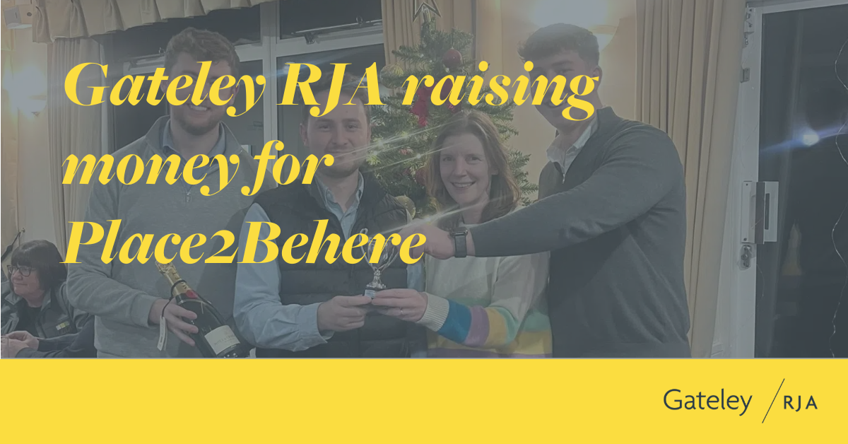 Gateley RJA raising money for Place2Be - Gateley