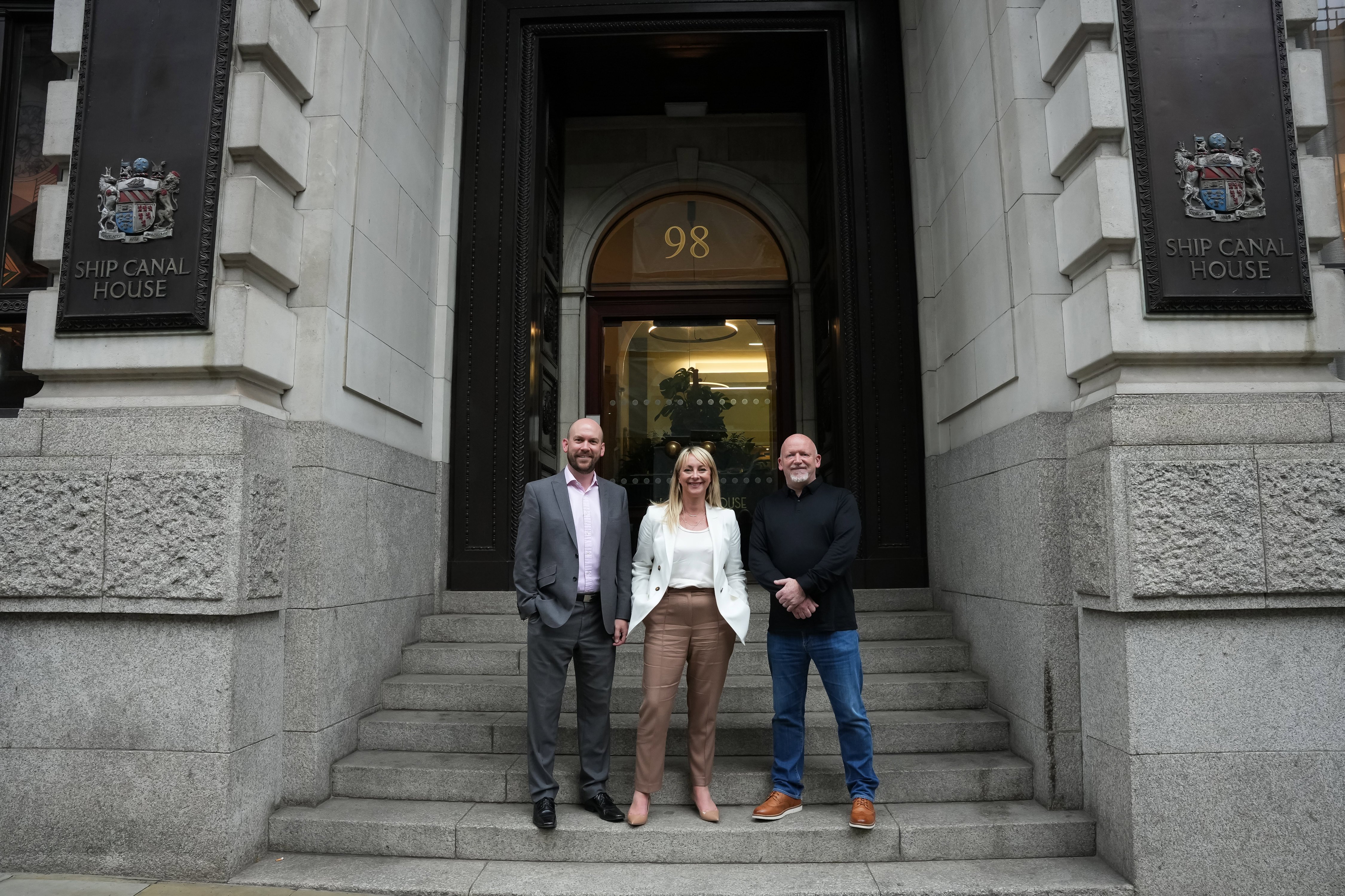 Photo of Stuart Evans, Hayley Sullivan and Paul Jefferson