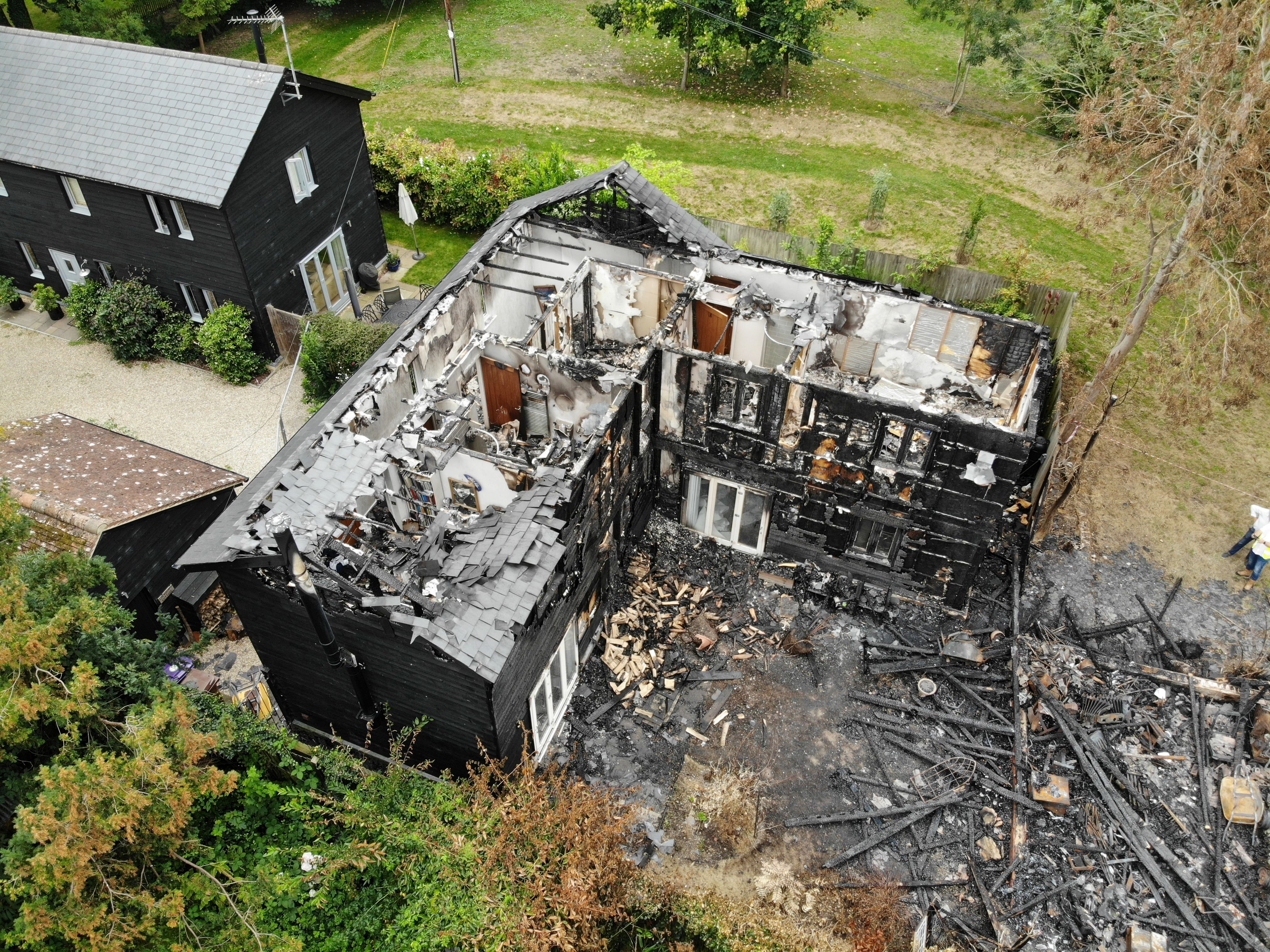 Residential property before rebuild project