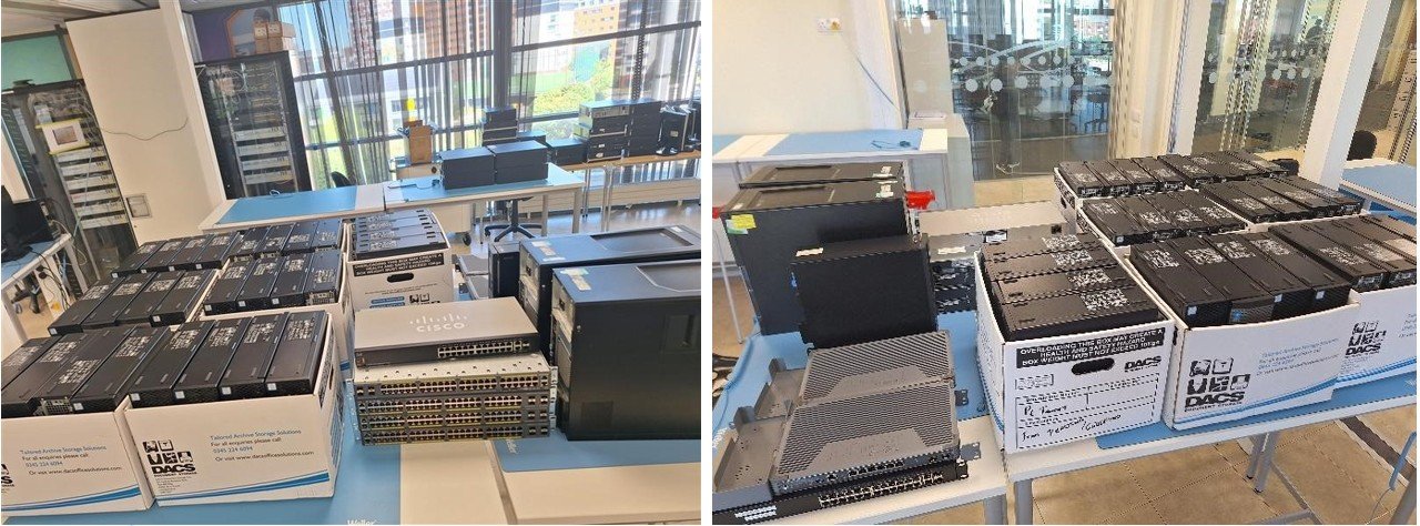 Photo of donated IT kit