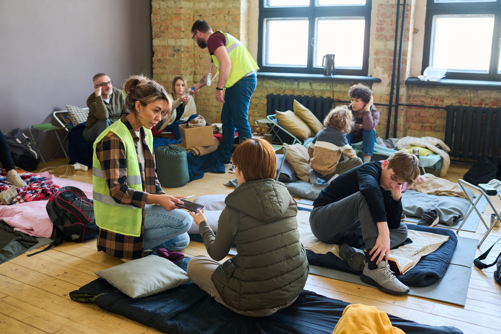 Photo of homelessness charity works